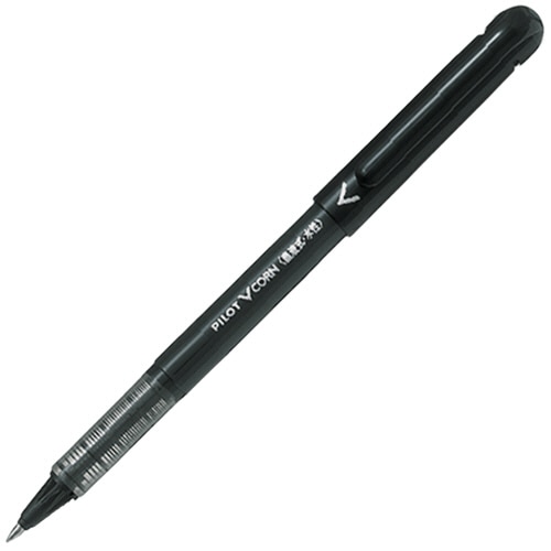 パイロット 水性ボールペン Vコーン 極細0.5mm ブラック LVE-10EF-B 1本(ご注文単位1本)【直送品】