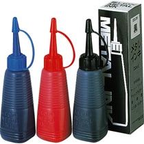 ライオン事務器 メタルインキ 赤 30ml 207-80 1個(ご注文単位1個)【直送品】