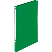 ライオン事務器　パームファイル　標準Z式　A4タテ　100枚収容　背幅18mm　緑　No.84-A4S　1冊（ご注文単位1冊）【直送品】