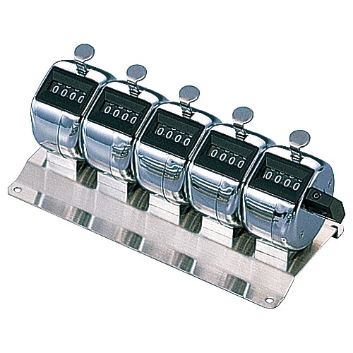 ライオン事務器 数取器 4桁5連 No.130 1個(ご注文単位1個)【直送品】