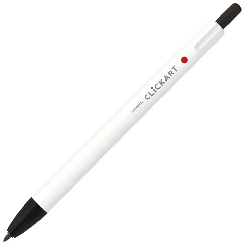 ゼブラ ノック式水性カラーペン クリッカート 黒 WYSS22-BK 1セット(10本)(ご注文単位1セット)【直送品】