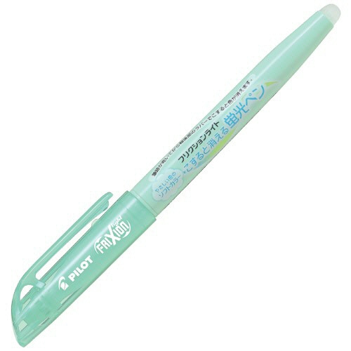 パイロット　蛍光ペン　フリクションライト　ソフトカラー　ソフトグリーン　SFL-10SL-SG　1セット（10本）（ご注文単位1セット）【直送品】
