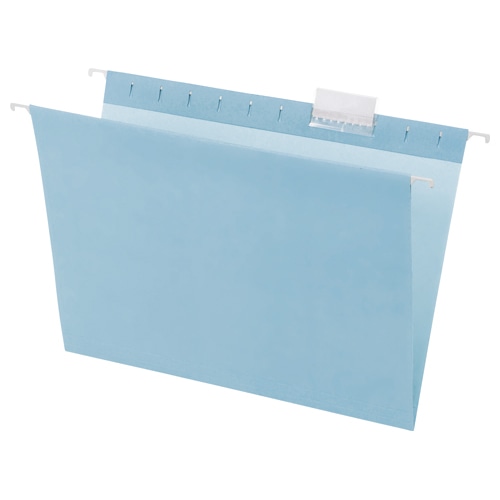 TANOSEE ハンギングフォルダー A4 ブルー 1セット(10冊:5冊×2パック)(ご注文単位1セット)【直送品】