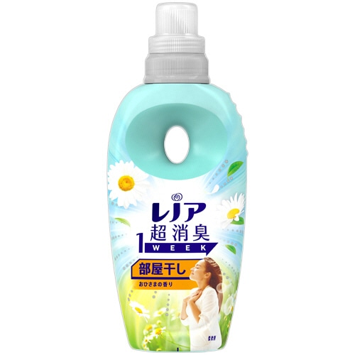 P&G レノア 超消臭1week 部屋干し用 おひさまの香り 本体 490mL 1本(ご注文単位1本)【直送品】