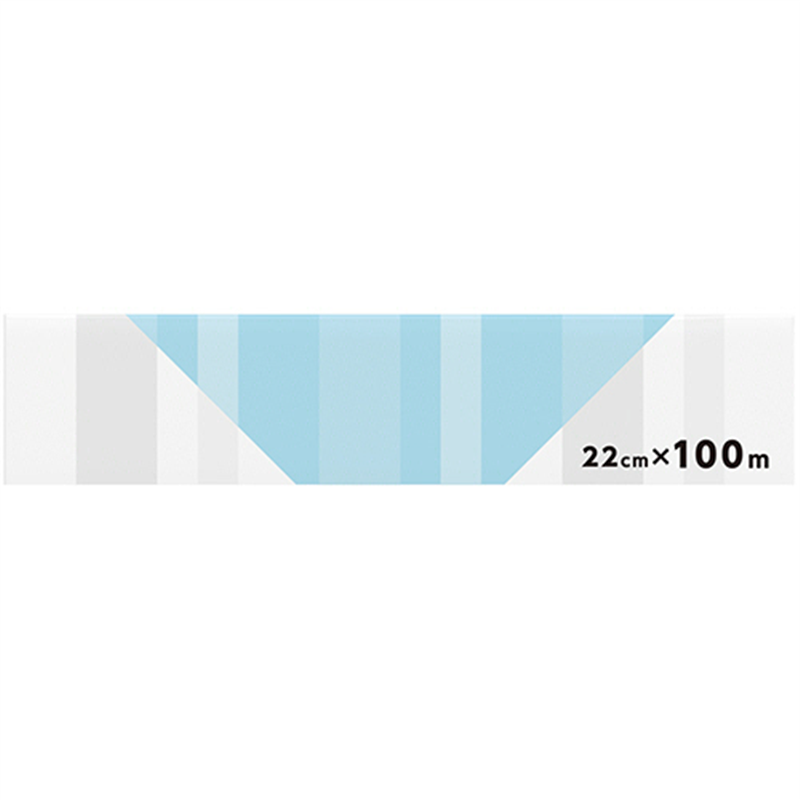 TANOSEE 業務用耐熱ラップ 22cm×100m 1本（ご注文単位1本）【直送品】