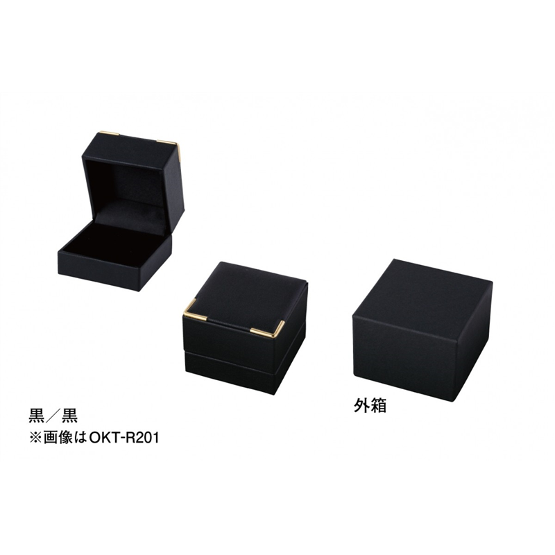 トップウェル RA106 ノエルコレクション リング棒ケース 黒/1個（ご注文単位12個）【直送品】
