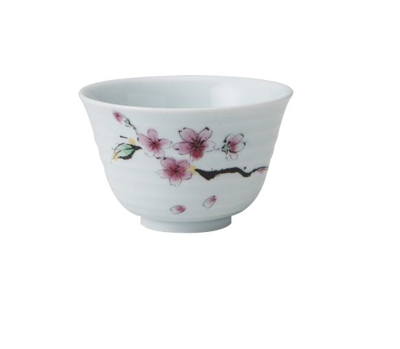 丸モ高木陶器 イングレ花鳥風月反煎茶 5A168-05 1個(ご注文単位1個)【直送品】