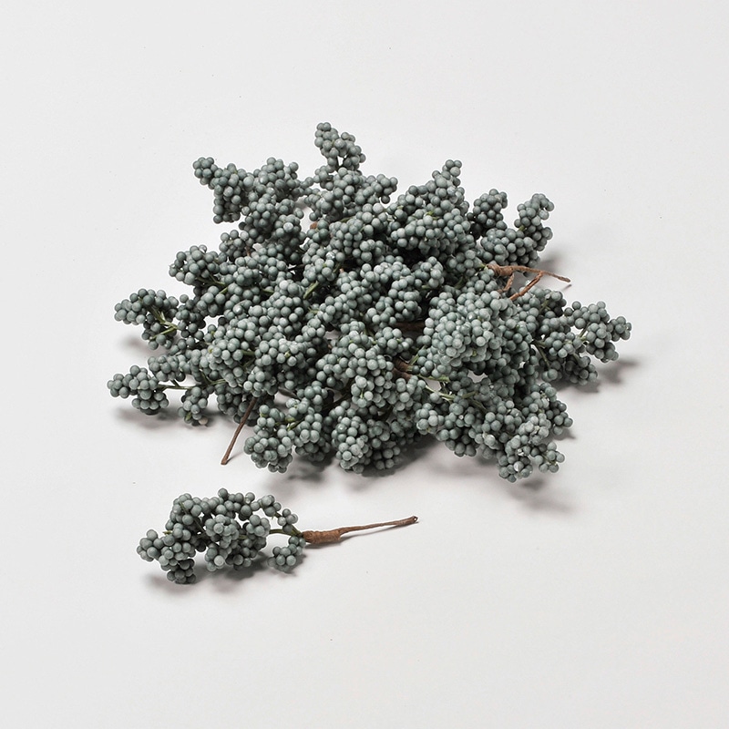 アスカ商会 造花・グリーン A-47817 ベリーピックボックス #009G ブル-グリ-ン 1箱(ご注文単位1箱)【直送品】