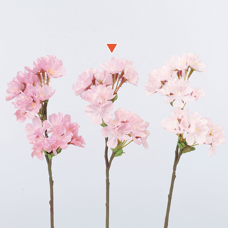 アスカ商会 造花 A-33738 桜×15 つぼみ×10 #003T ツ-トンピンク 1本(ご注文単位1本)【直送品】