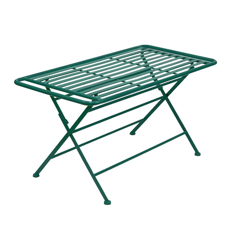 住まいスタイル サニーリーフ アイアン製ローテーブル SPL-9003-GRN 1台（ご注文単位1台）【直送品】