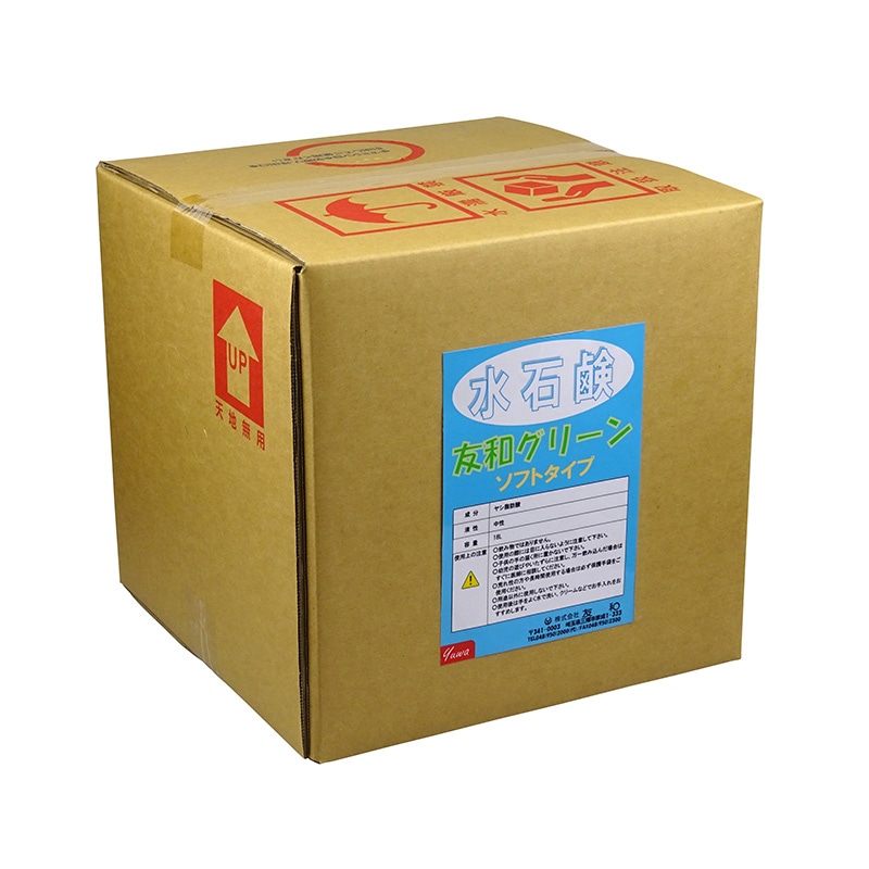 友和 業務用液体石鹸 友和グリーン 18L ソフトタイプ 1本(ご注文単位1本)【直送品】