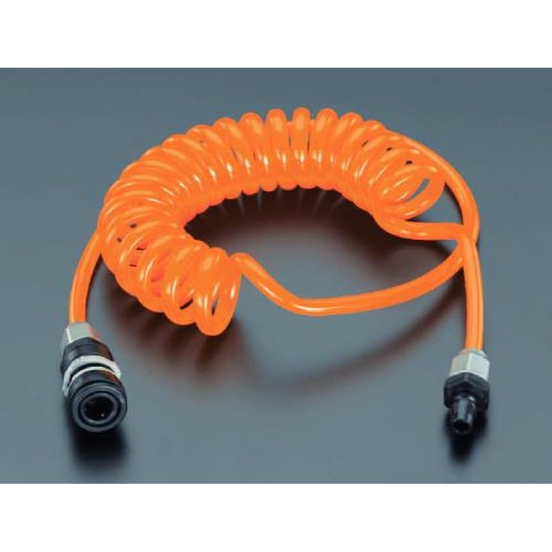 エスコ EA125CA-3 5.0/8.0mmx3mウレタンホース(カプラー付) 1個（ご注文単位1個）【直送品】