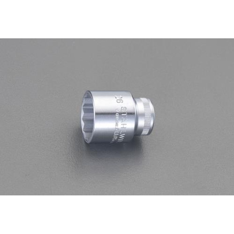 エスコ EA617ZA-26 1/2”DRx26mmソケット 1個（ご注文単位1個）【直送品】