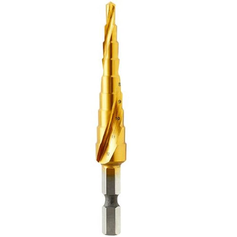 エスコ EA825V-51 4-12mmステップドリル(スパイラル) 1個(ご注文単位1個)【直送品】
