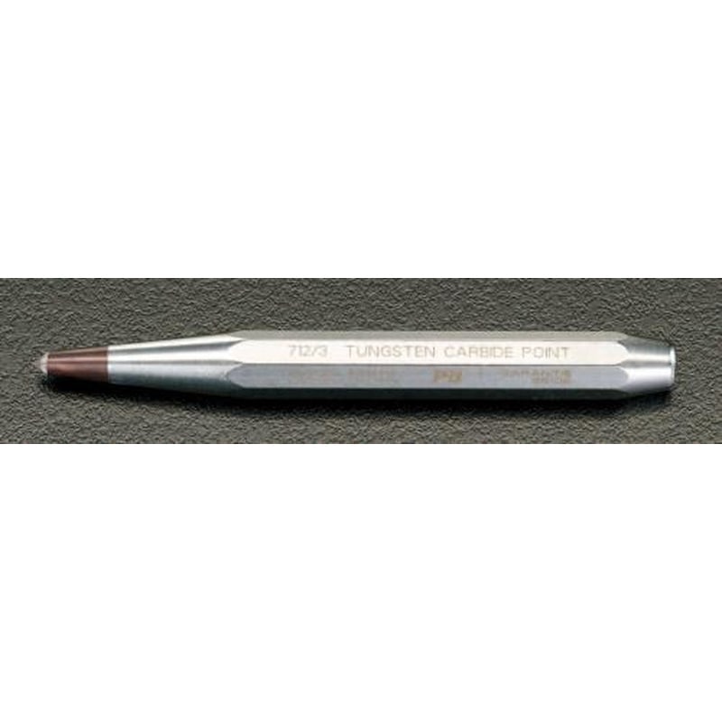 エスコ EA574AB-3 12x120mmセンターポンチ(超硬ポイント付) 1個(ご注文単位1個)【直送品】
