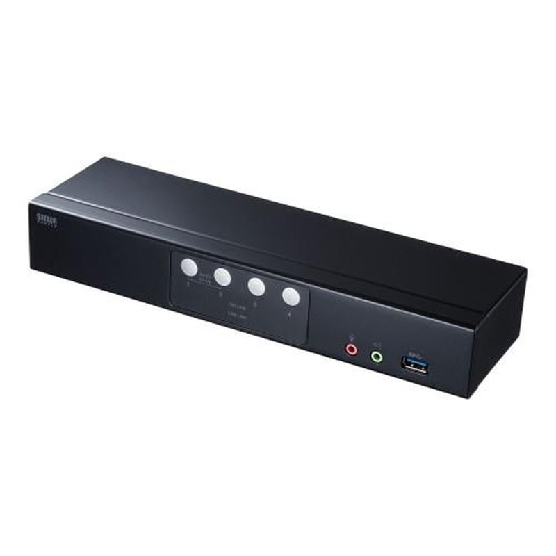 エスコ EA764AE-64 パソコン自動切替器(DisplayPort対応/4:1) 1個(ご注文単位1個)【直送品】