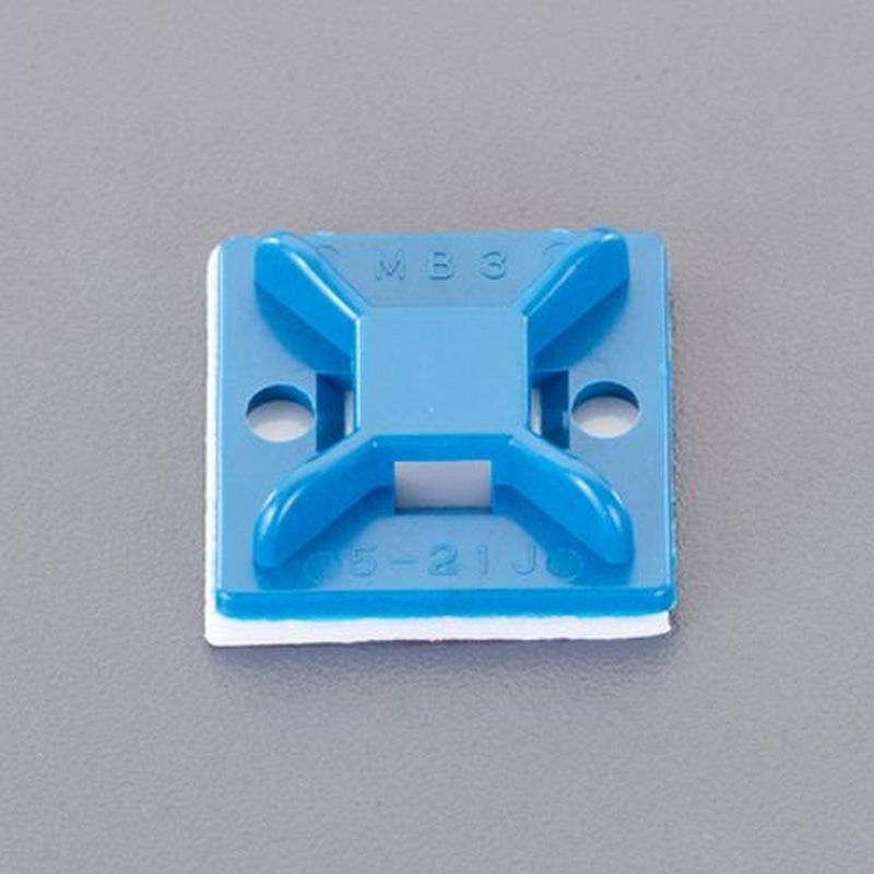 エスコ EA475GH-72 結束バンド用ベース(金属・X線検出用/20個) 1個(ご注文単位1個)【直送品】