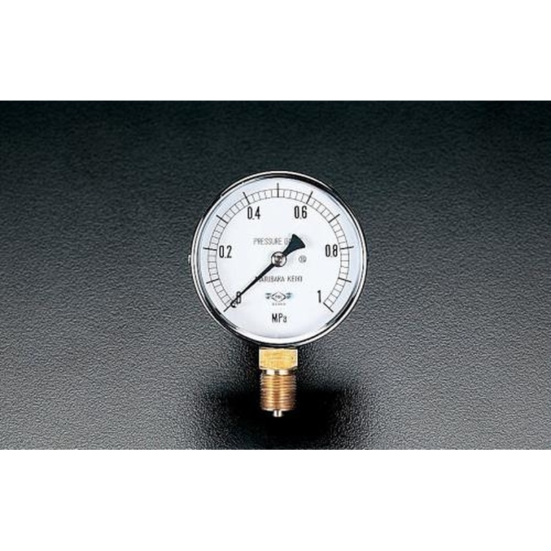 エスコ EA729BC-35 G3/8”/75mm/0-3.5MPa圧力計 1個（ご注文単位1個）【直送品】