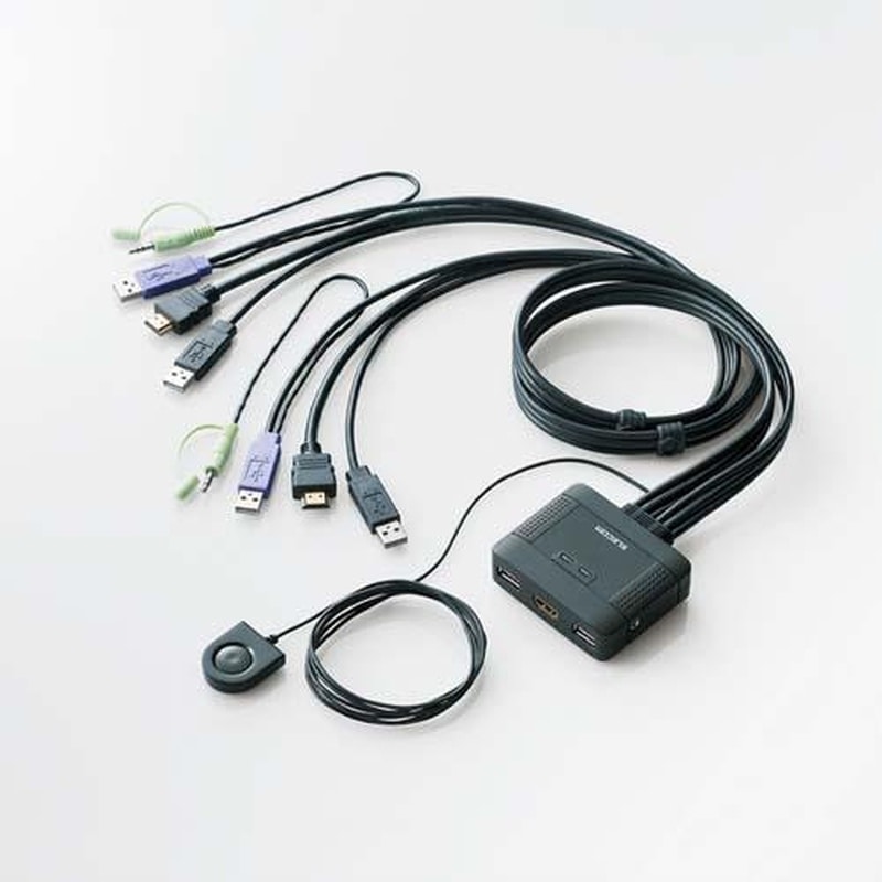 エスコ EA764AE-7 HDMIパソコン切替器 1個(ご注文単位1個)【直送品】