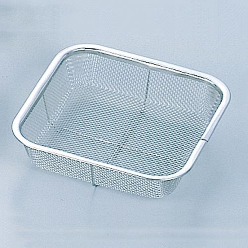 エスコ EA992C-171 135x135x45mmミニ角ざる(ステンレス製) 1個(ご注文単位1個)【直送品】