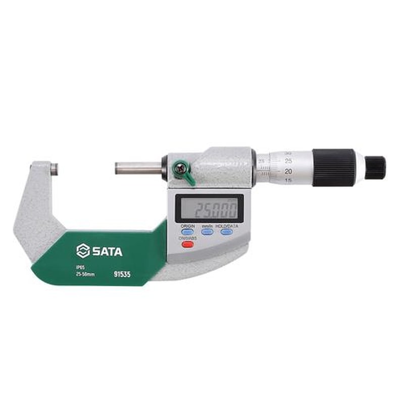 エスコ EA688MH-7 25-50mmマイクロメーター(デジタル) 1個(ご注文単位1個)【直送品】