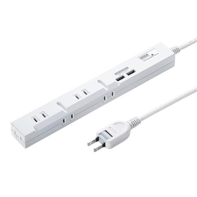 エスコ EA815GM-206A AC125V/14Ax1mタップ(USB充電ポート付) 1個(ご注文単位1個)【直送品】