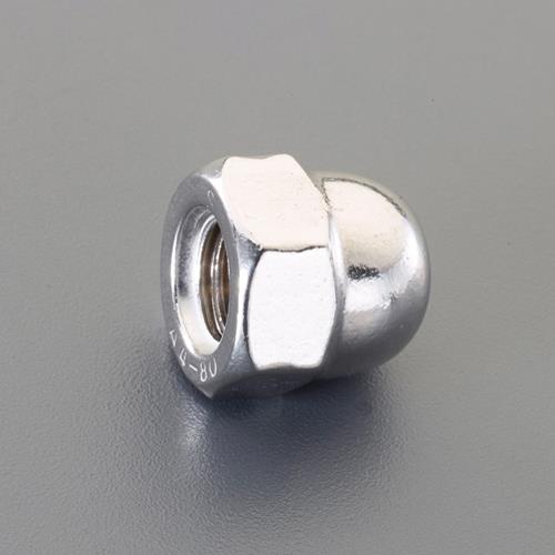 エスコ EA949JH-23B M6 袋ナット(ステンレス/10個) 1袋 （ご注文単位1袋）【直送品】