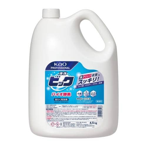 エスコ EA922KB-1CA 4.5Lx4個 衣類用洗剤(ビック・本体) 1箱 （ご注文単位1箱）【直送品】