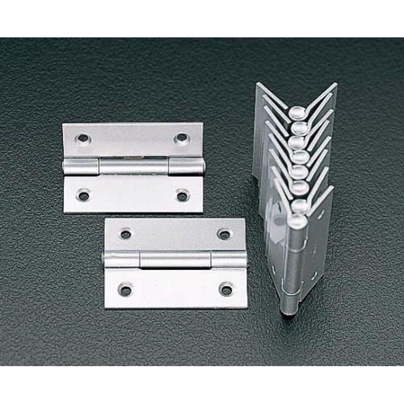エスコ EA951CH-4 51x30mm薄口丁番(ステンレス製/2個) 1個(ご注文単位1個)【直送品】