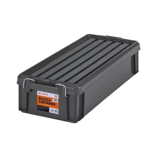 エスコ EA506AB-50BB 710x300x160mm 収納ケース(チャコールグレー/4個) 1箱 （ご注文単位1箱）【直送品】