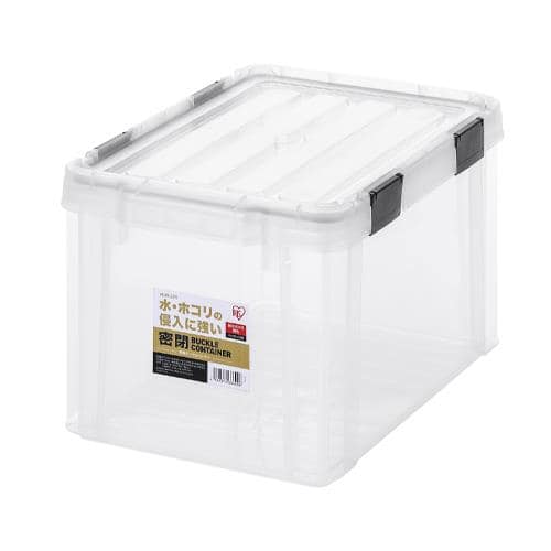エスコ EA506LA-19C 447x295x258mm 収納ケース(バックル付/クリアー) 1個 （ご注文単位1個）【直送品】