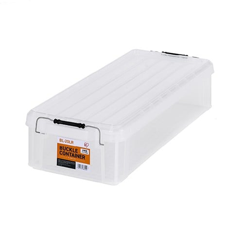 エスコ EA506AB-50CC 710x300x160mm 収納ケース(バックル付/クリアー/4個) 1箱 （ご注文単位1箱）【直送品】