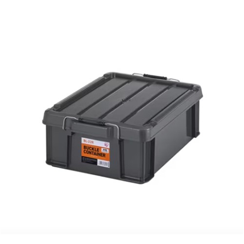エスコ EA506AB-41BB 525x380x182mm ケース(バックル付/チャコールグレー/5個) 1箱 （ご注文単位1箱）【直送品】