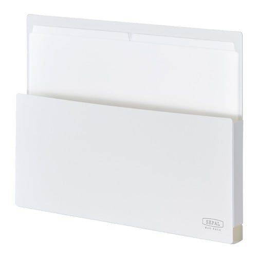 エスコ EA762FG-391 332x 24x245mm 収納ボックス(マグネット付/ホワイト) 1個 (ご注文単位1個)【直送品】