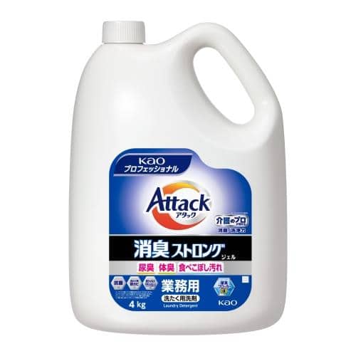 エスコ EA922KB-15BA 4.0kg 衣類用洗剤(アタック消臭ストロング/4個) 1箱 （ご注文単位1箱）【直送品】