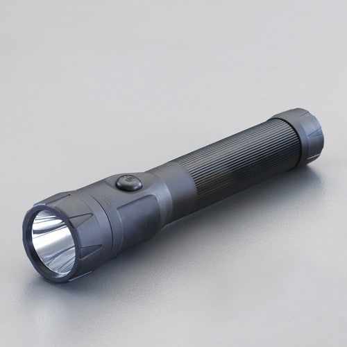 エスコ EA758SD-106 [充電式] フラッシュライト/LED(黒/ホルスター付) 1セット （ご注文単位1セット）【直送品】