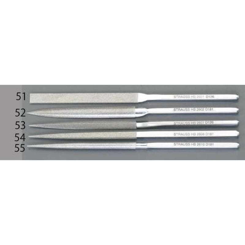 エスコ EA826VK-53 220mm/#200ダイヤモンドハビリスやすり(三角) 1個(ご注文単位1個)【直送品】