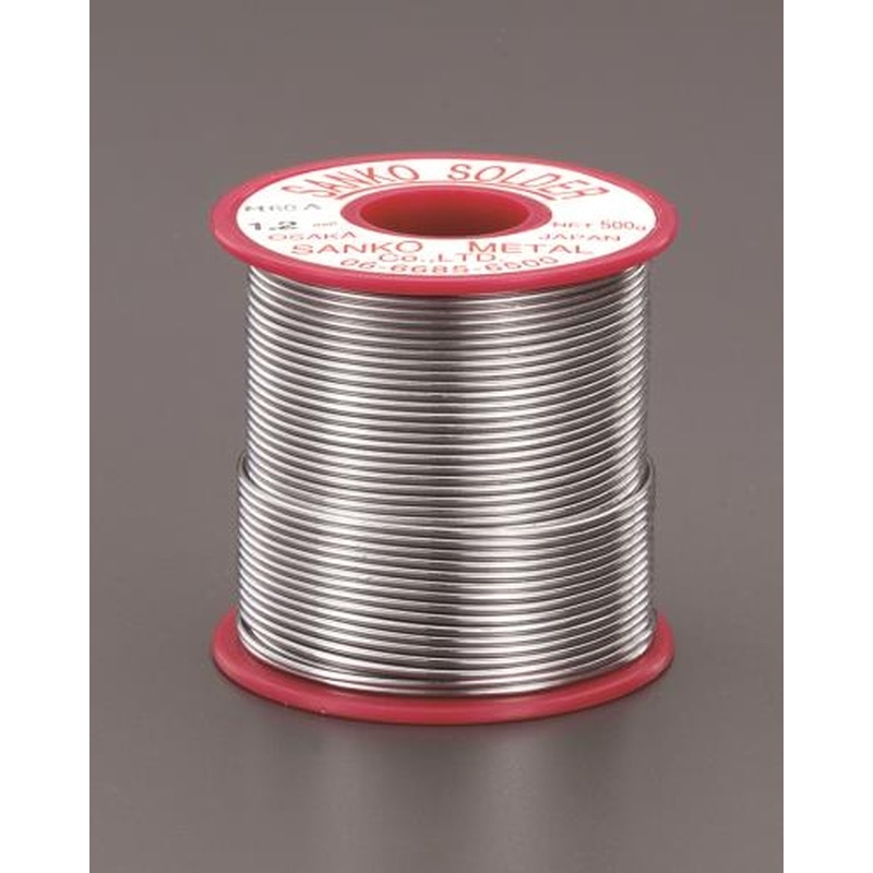 エスコ EA311CB-12 1.2mm/500g巻はんだ 1個（ご注文単位1個）【直送品】