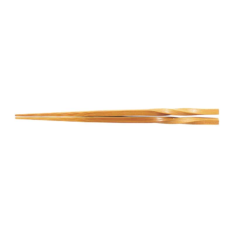 山下工芸 スス竹ネジリ箸 大 27103000 1組(ご注文単位1組)【直送品】