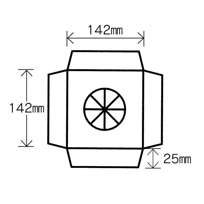 メロン用台紙 カラー L-16D 100枚/束（ご注文単位5束）【直送品】