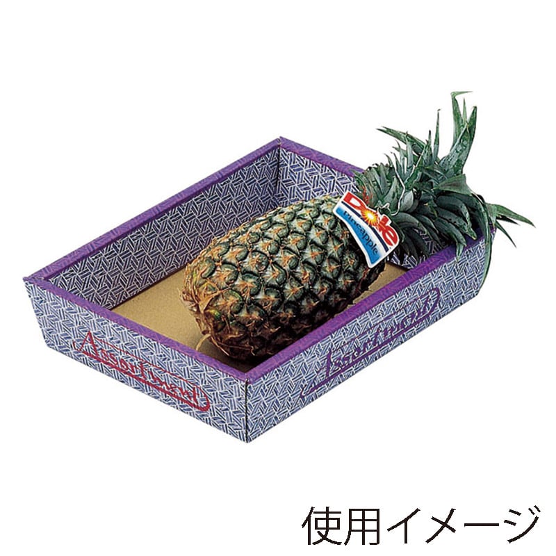 サービス箱　竹柄 大 L-19A 10枚/束（ご注文単位10束）【直送品】