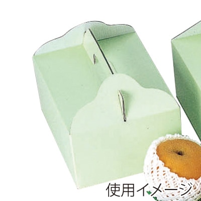 手提サービス箱　手提グリーン 小 L-267 20枚/束（ご注文単位5束）【直送品】