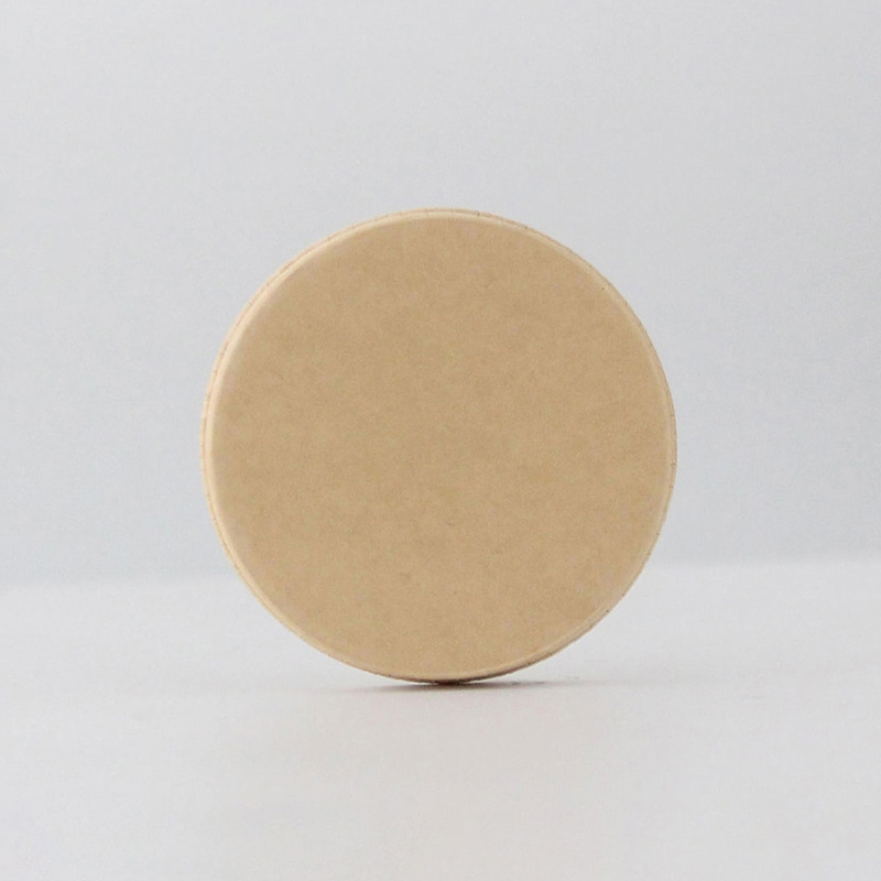 BMターゲット ジェラートシングルカップ 3.5オンス 紙フタ バンブー ZE035-LID-BAMBOO 50個/束（ご注文単位20束）【直送品】