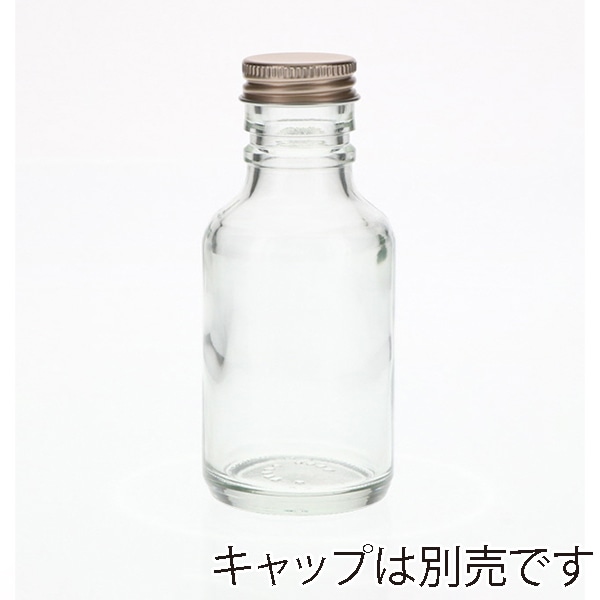 日硝実業 びん SL-100R 口径30mm 透明 90本/箱(ご注文単位1箱)【直送品】