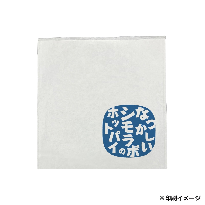 【オリジナル印刷】特注小ロットスナック袋 コー180－185　白 1色　3000枚