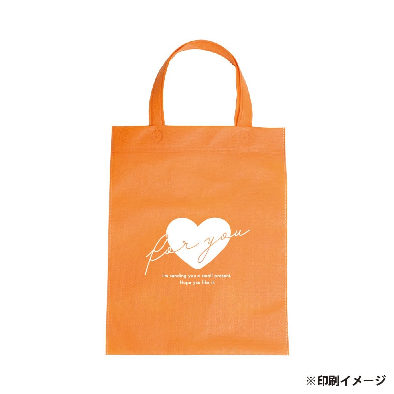 【オリジナル印刷】不織布片面1色印刷 A4手提げバッグ　全10色 SW2735　ロット500枚