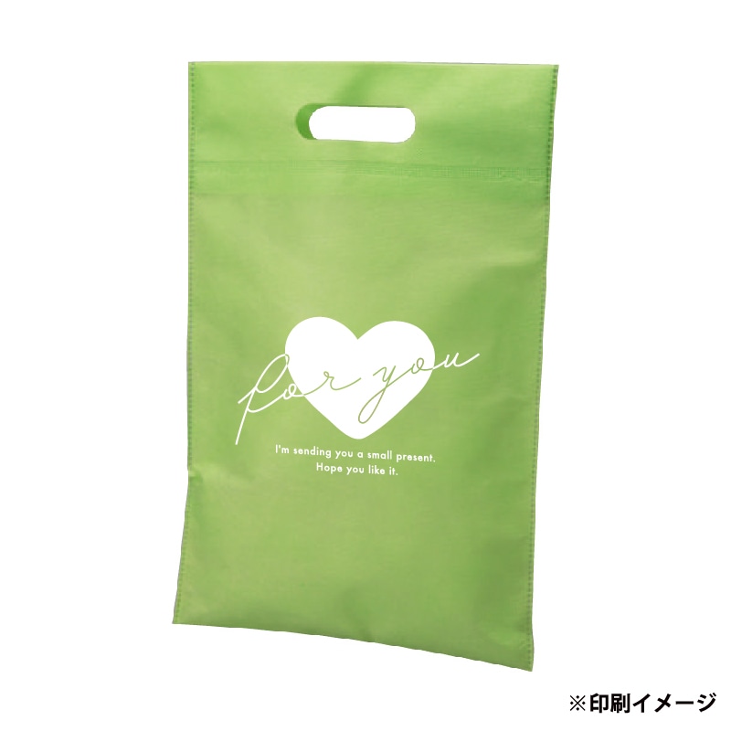 【オリジナル印刷】不織布片面1色印刷 小判抜き　全39色 SW2843　ロット1000枚