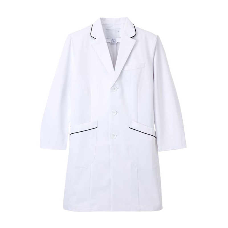 男子シングル診察衣　HE-4950　BL Tネイビー  1個（ご注文単位1個）【直送品】