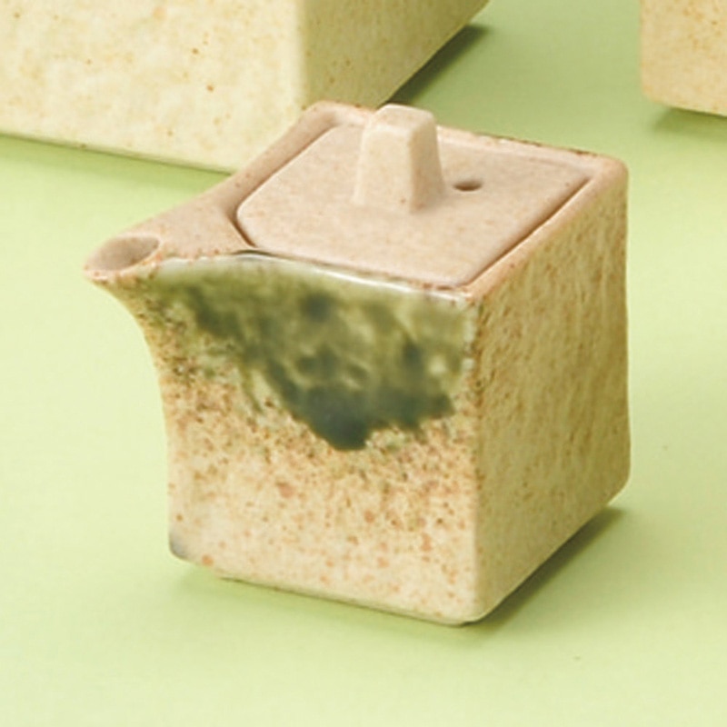 山万 34822-550 伊賀織部角型ミニ汁次 1個(ご注文単位1個)【直送品】