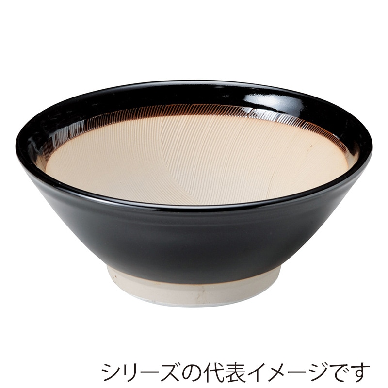 山万 35611-460 天目波紋櫛目8寸すり鉢 1個（ご注文単位1個）【直送品】